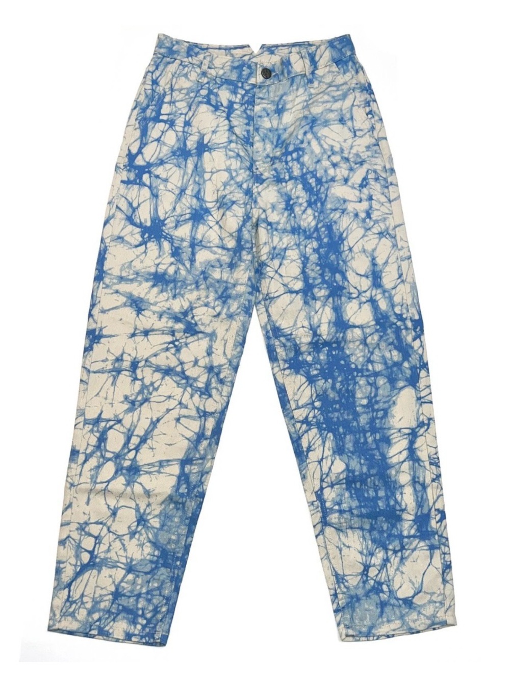 Rachel Comey x Target Jeans Blue White Marble Print High Rise Tapered new